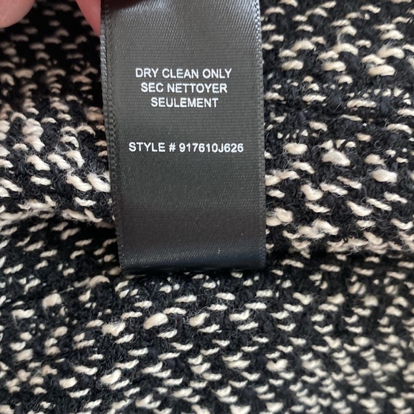 Rebecca Taylor Black and White Tweed Blazer - Picture 7 of 7